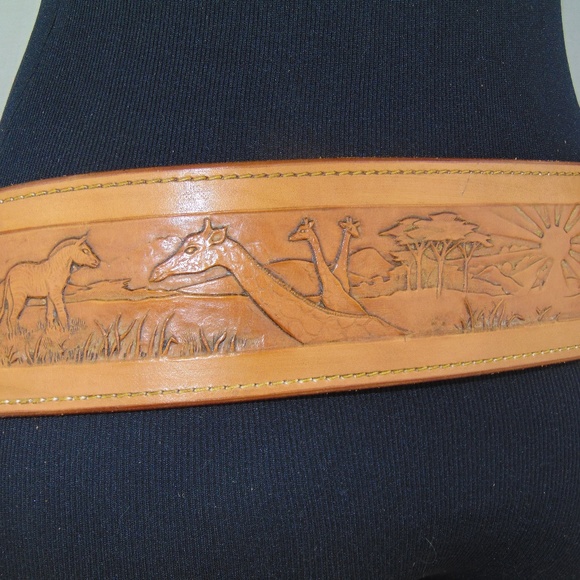 LEATHER SASH BELT